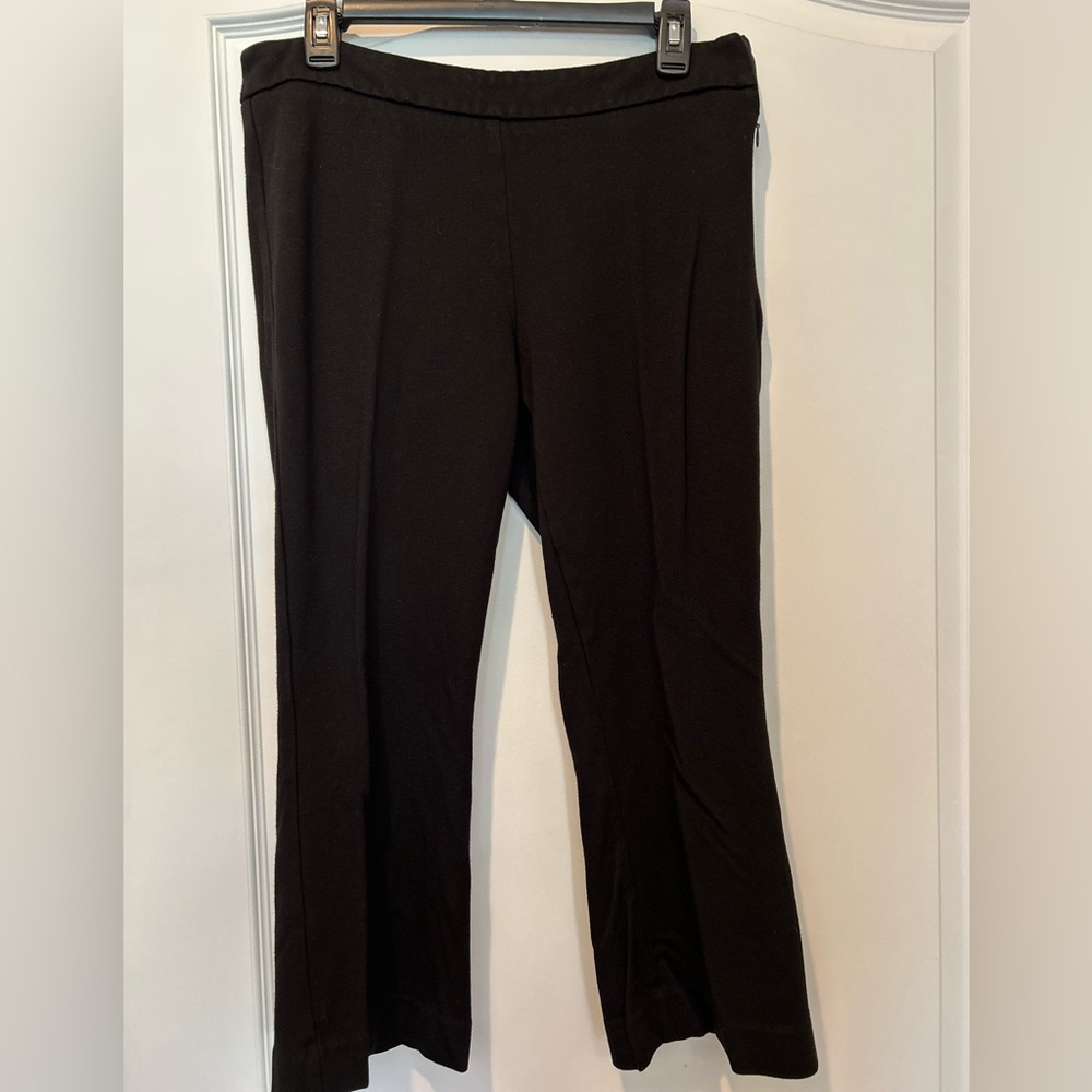 Cabi Women’s Kingston Cropped Black Ponte Trouser Size 8
